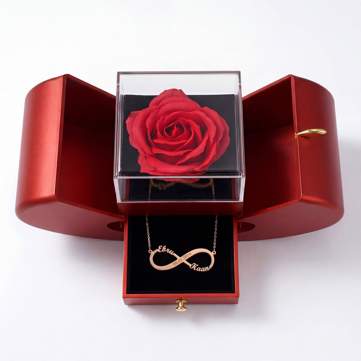 Infinite Love Necklace with Engraving