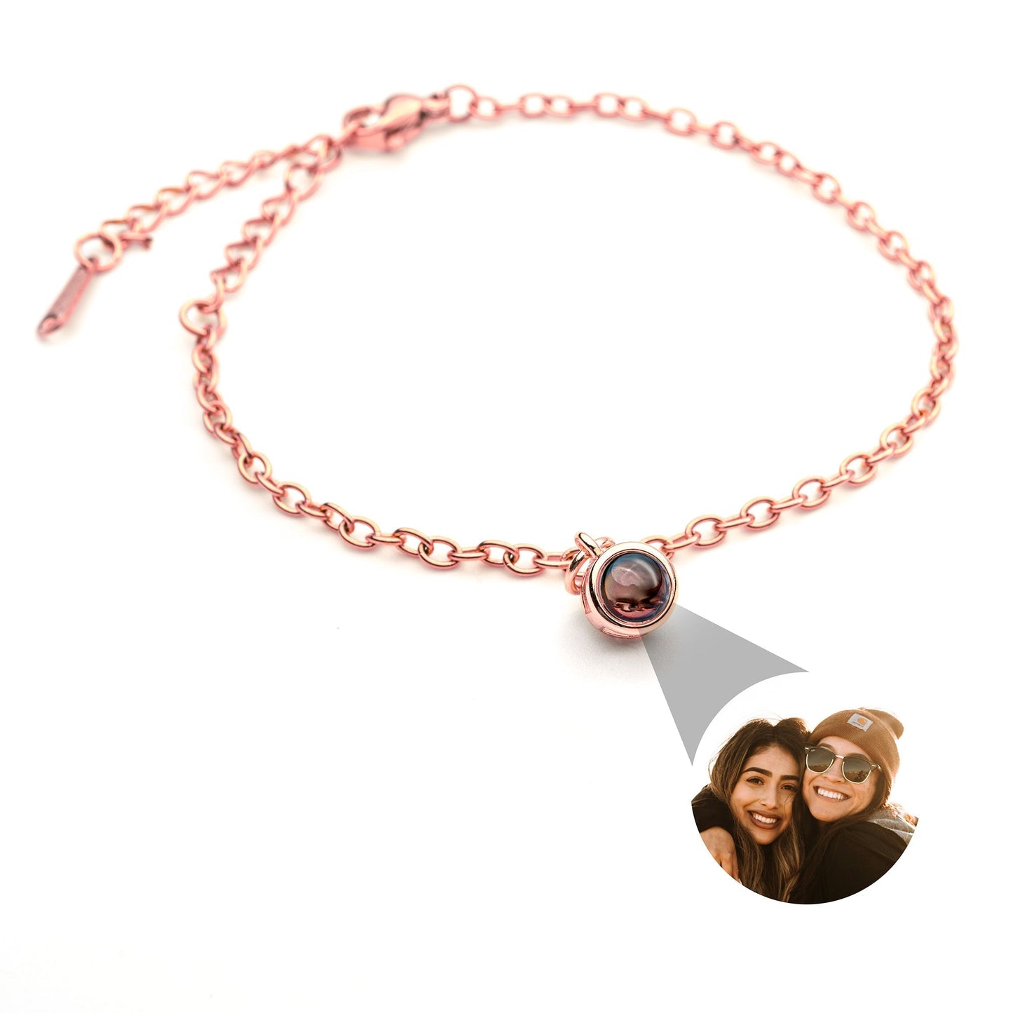 Personalized photo bracelet with your photo - delicate