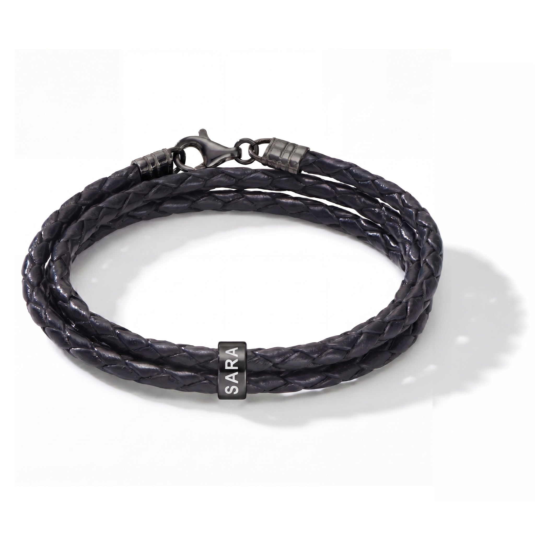 Leather Bracelet with Engraving – Personalized | Stanb – Stanbarry USA