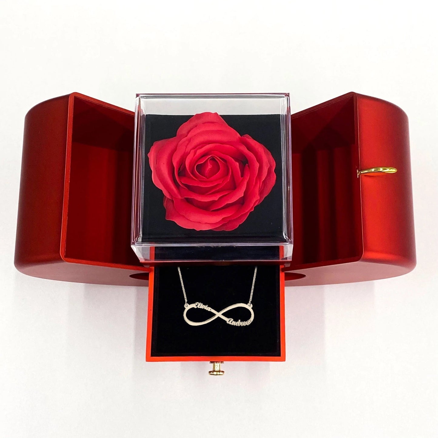 Infinite Love Necklace with Engraving