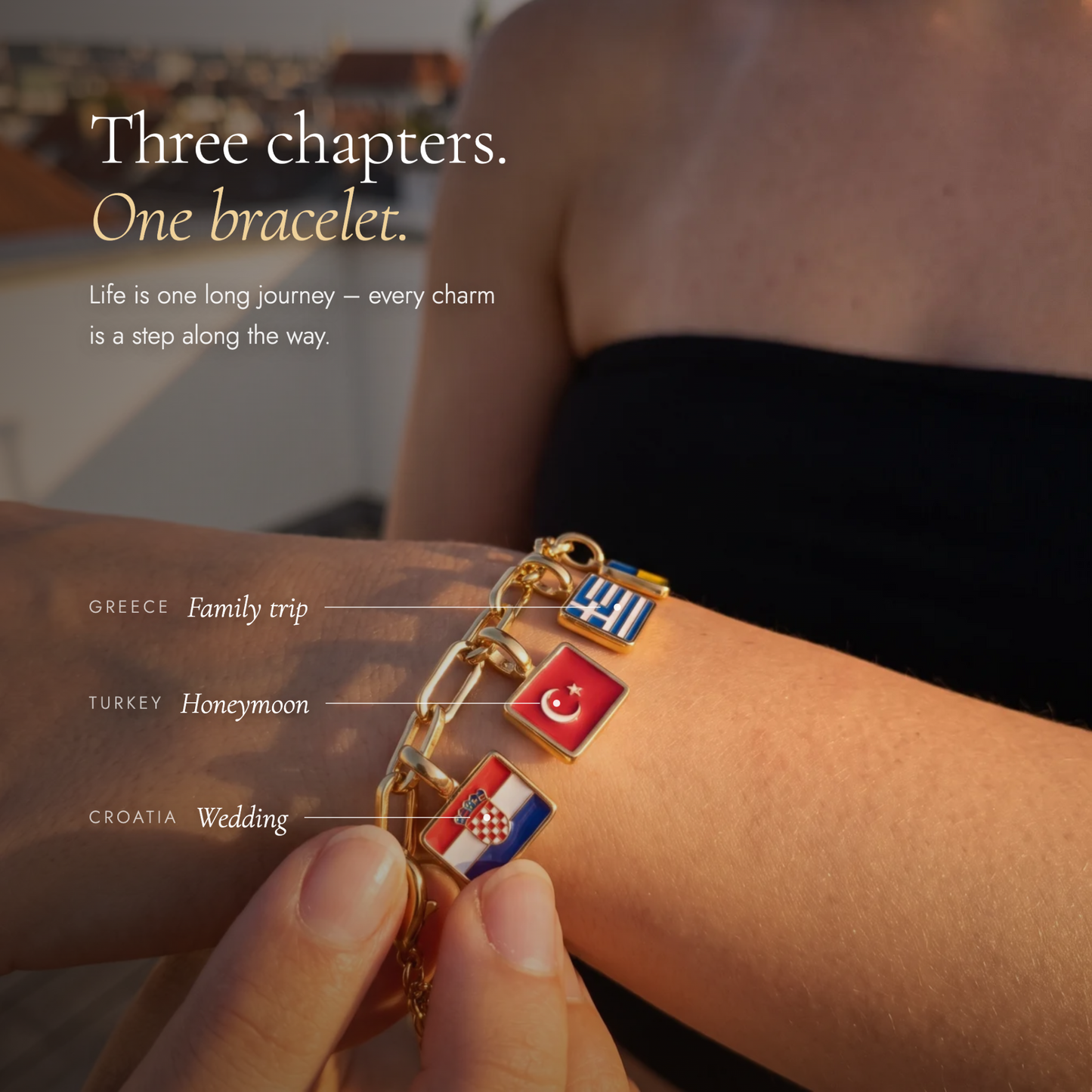 Country Charm Bracelet – Drei Kapitel