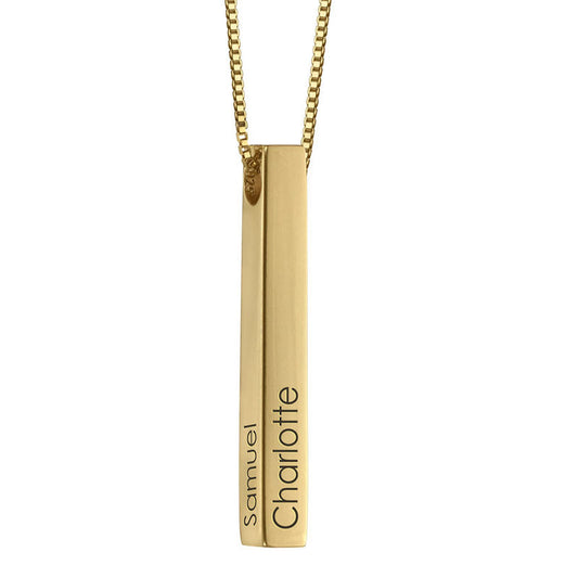 Custom bar necklace
