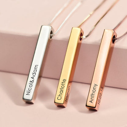 Custom bar necklace