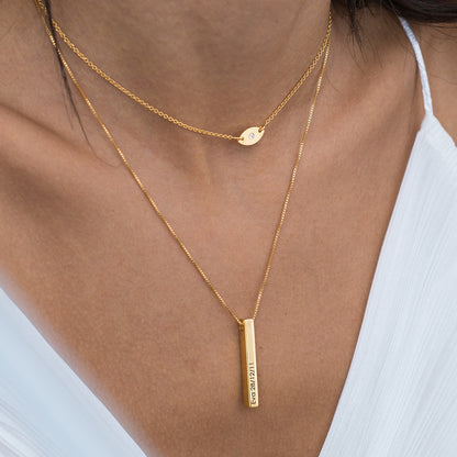 Custom bar necklace