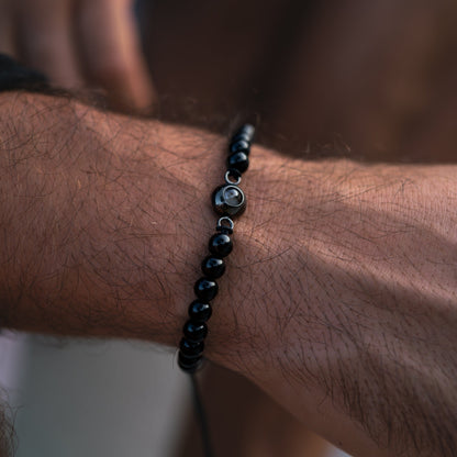 Personalized photo bracelet with your photo - Pearls