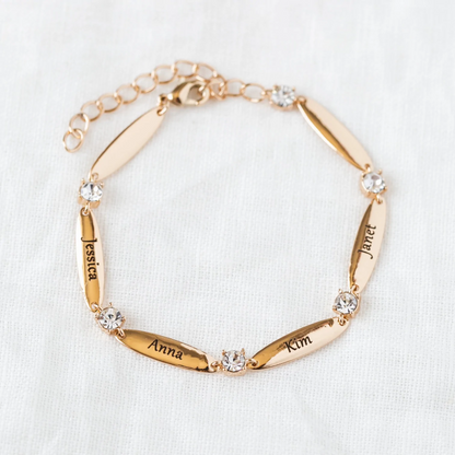 Personalized bracelet with engraving
