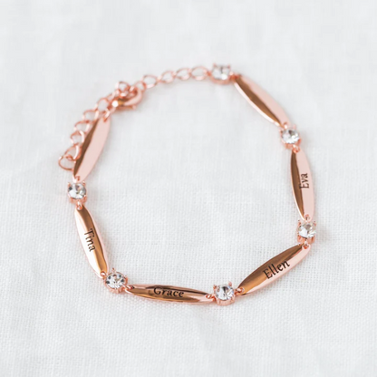 Personalized bracelet with engraving