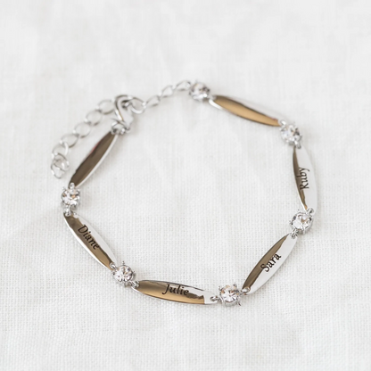 Personalized bracelet with engraving