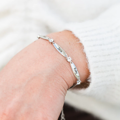 Personalized bracelet with engraving