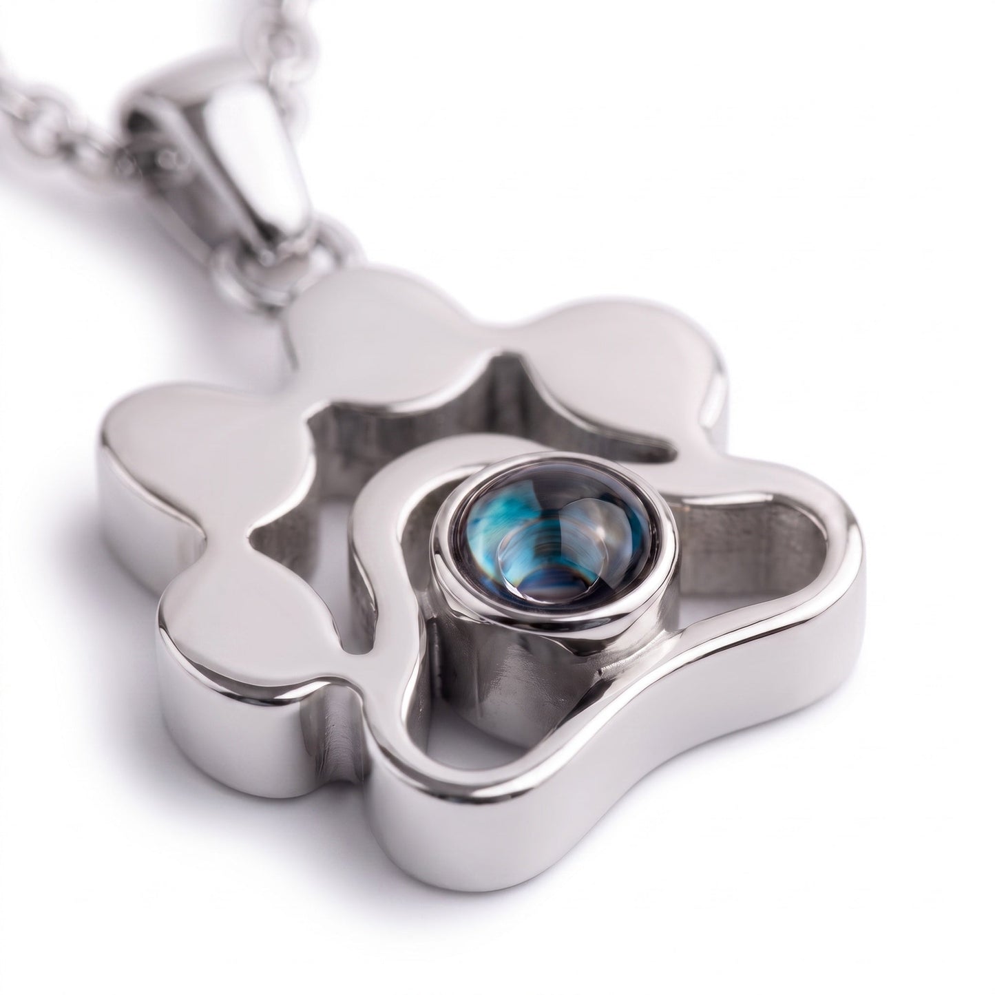 Personalized photo necklace - Paw