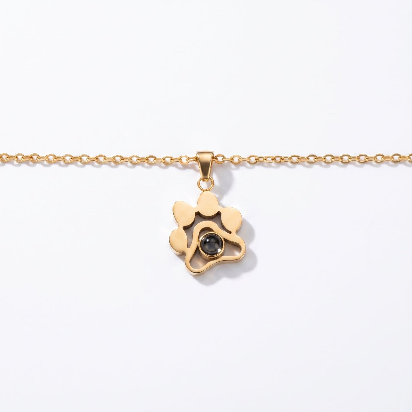 Personalized photo necklace - Paw