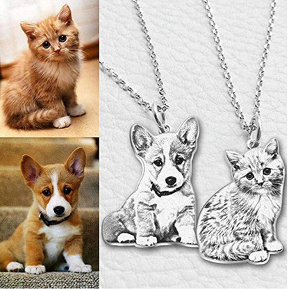 Personalized necklace with engraving