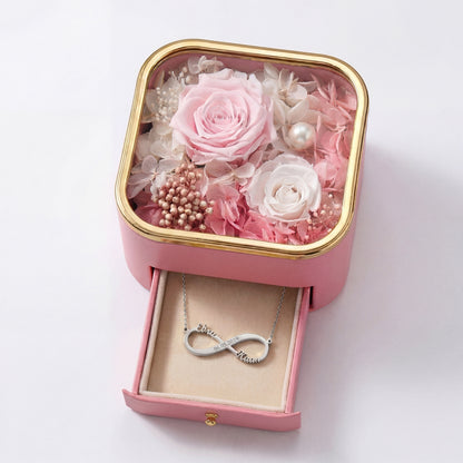 Infinite Love Necklace with Engraving