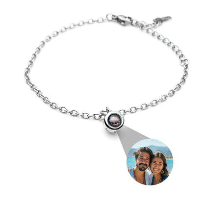 Personalized photo bracelet with your photo - delicate