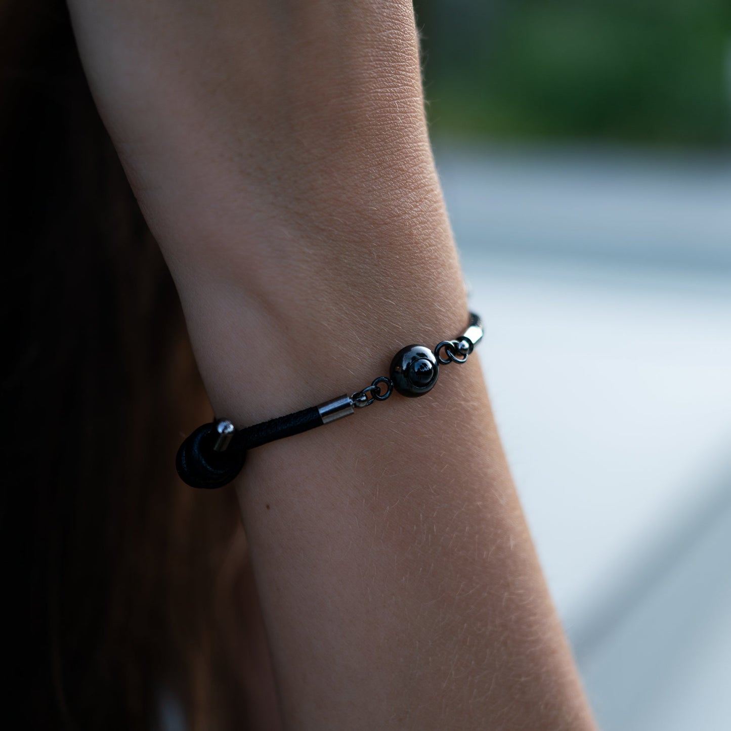 Personalized photo bracelet with your photo - leather