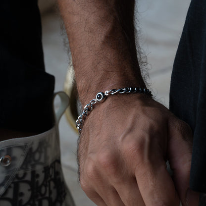 Personalized photo bracelet with your photo - Cuban chain