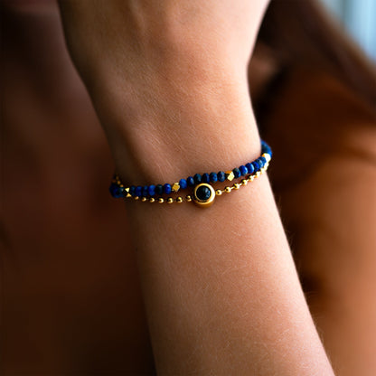 Personalized photo bracelet with your photo - Crystal