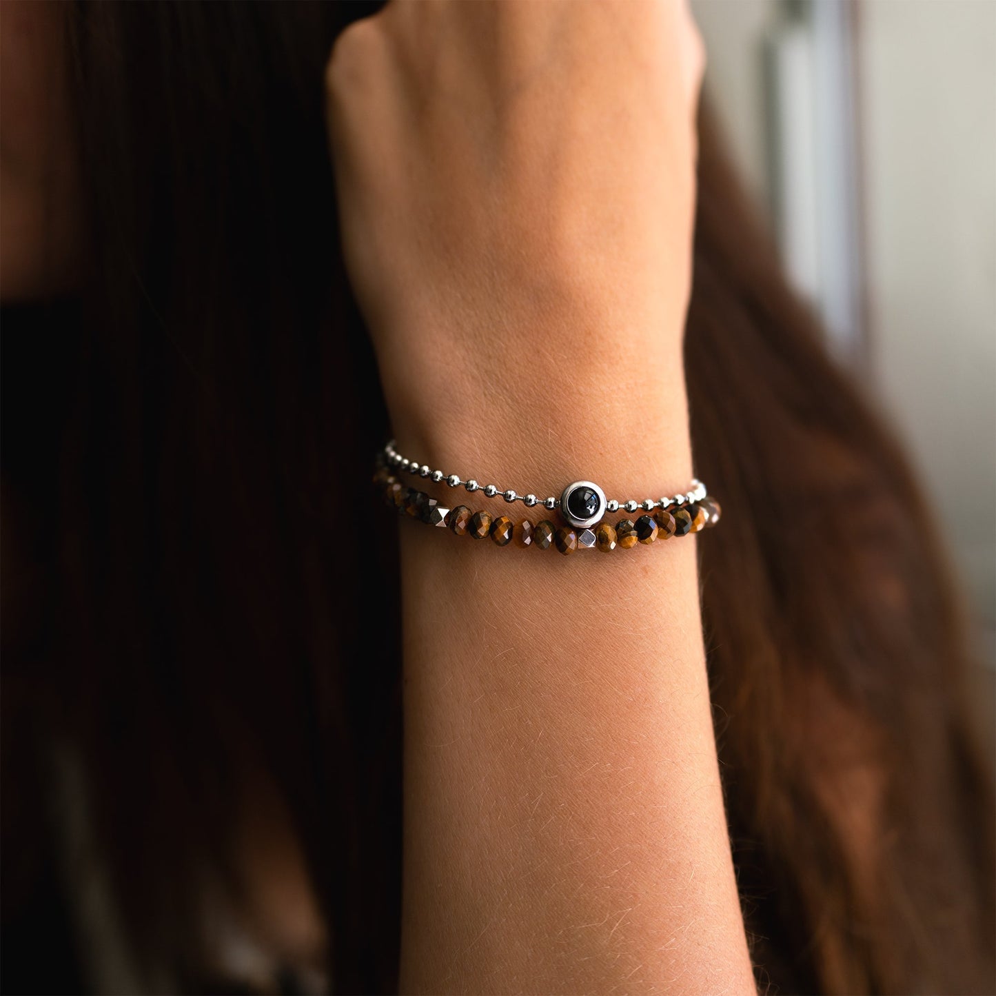Personalized photo bracelet with your photo - Crystal