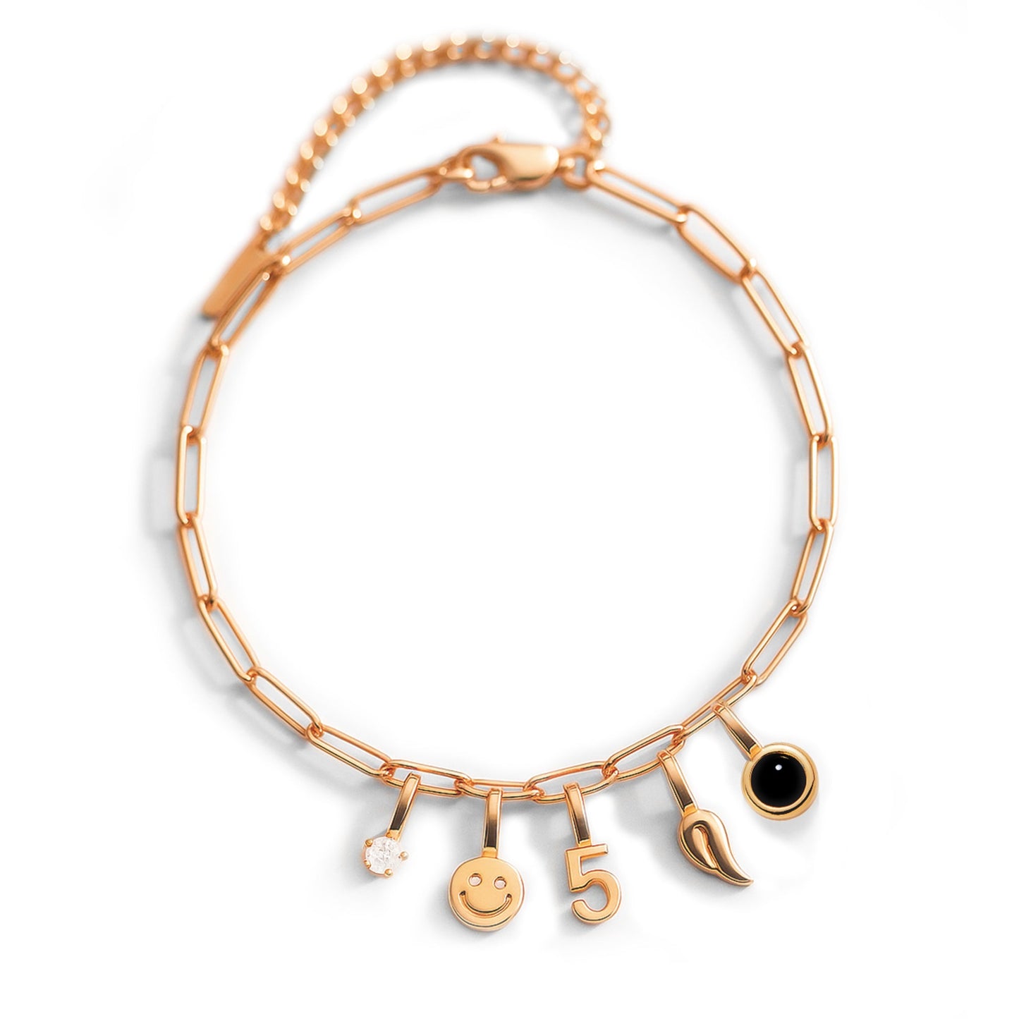 Paperclip Charm Bracelet - Personalized