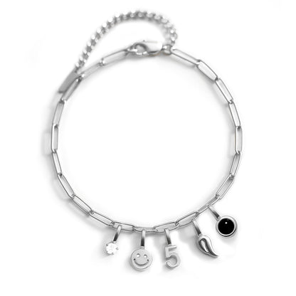 Paperclip Charm Bracelet - Personalized