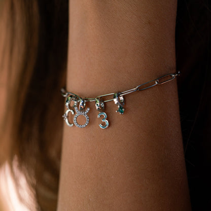 Paperclip Charm Bracelet - Personalized