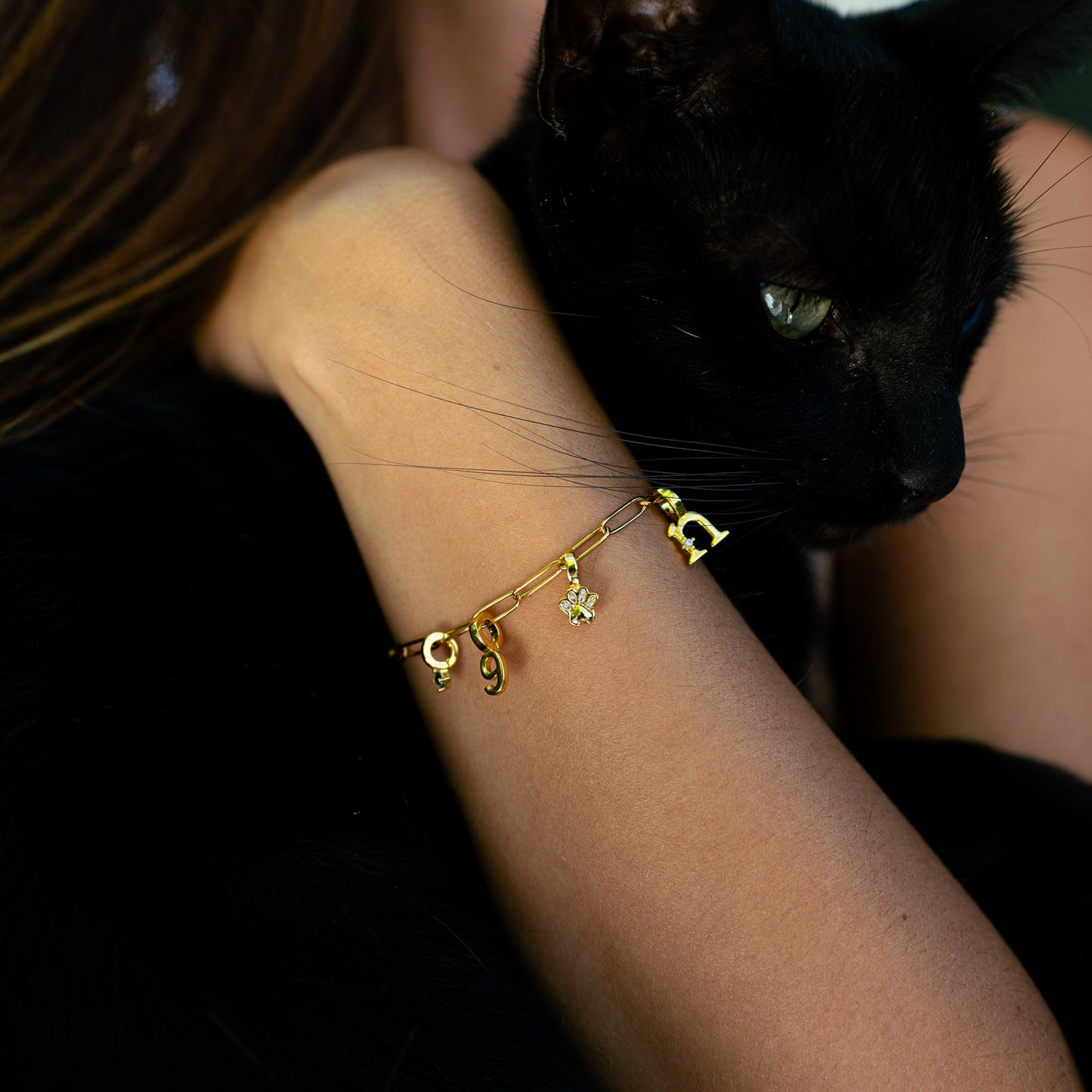 Paperclip Charm Bracelet - Personalized