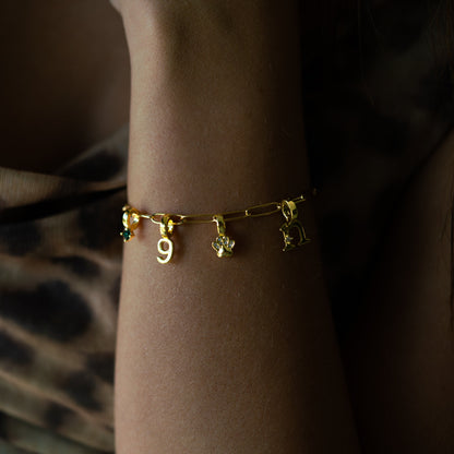 Paperclip Charm Bracelet - Personalized