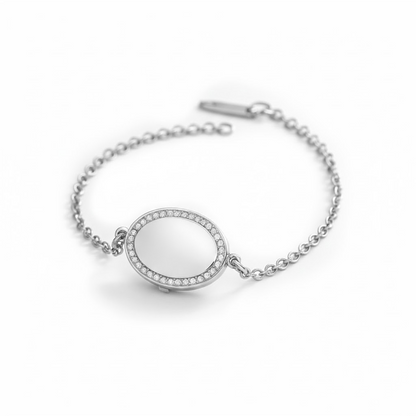 Locket Bracelet with Photo - Oval