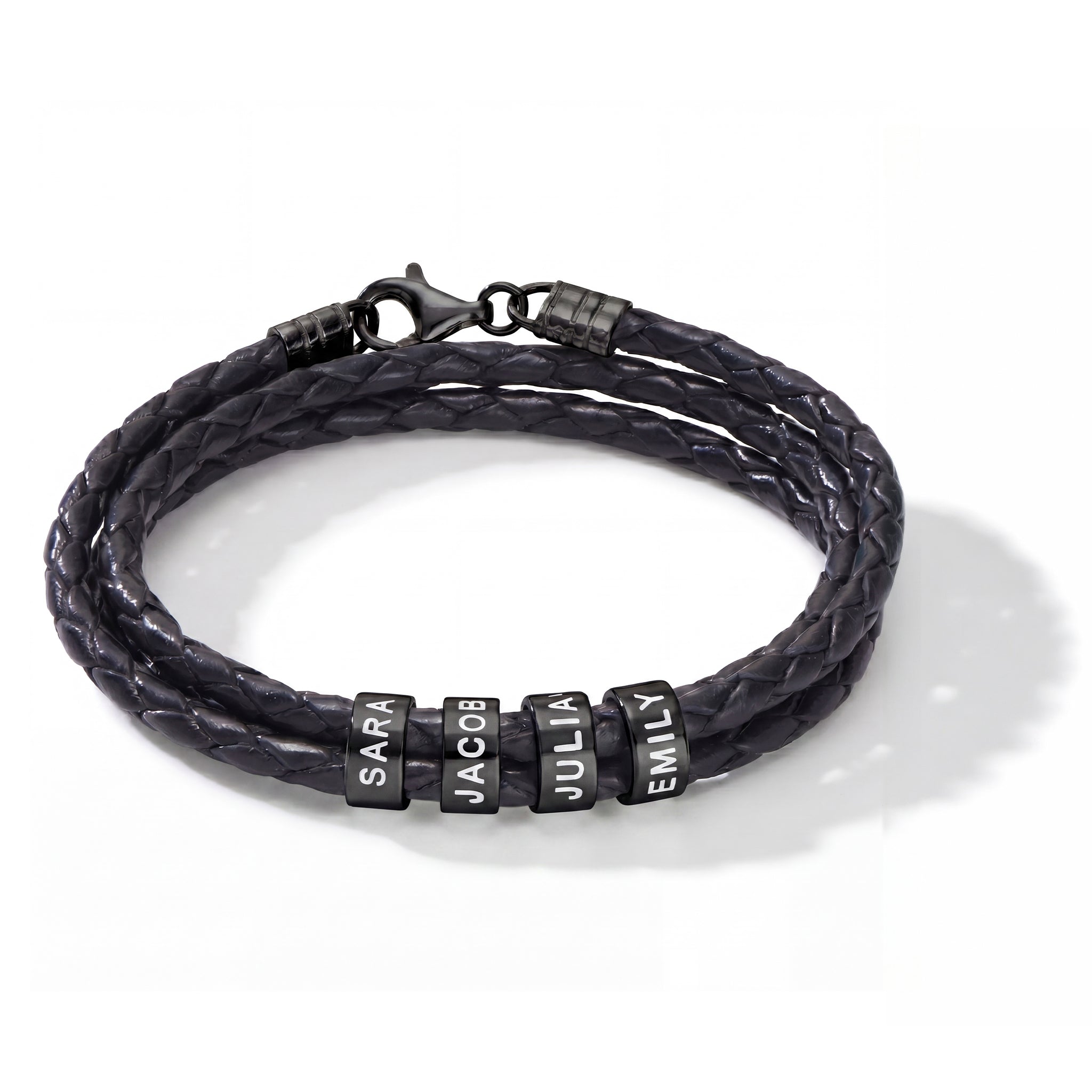 Leather Bracelet with Engraving – Personalized | Stanb – Stanbarry USA