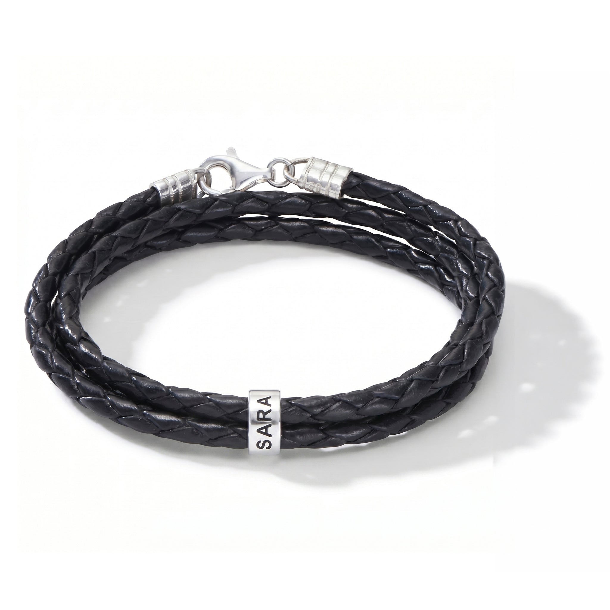 Leather Bracelet with Engraving – Personalized | Stanb – Stanbarry USA