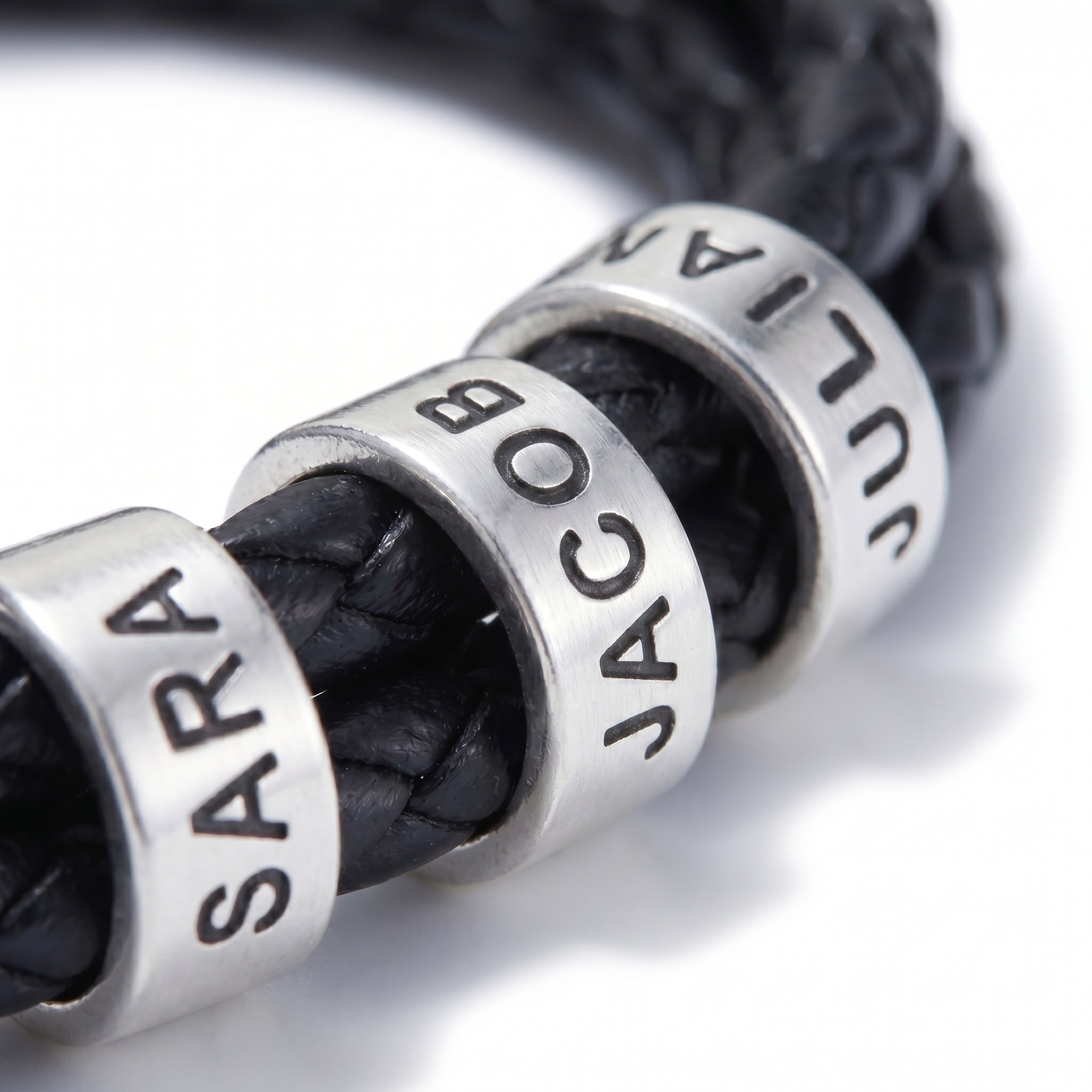 Leather Bracelet with Engraving – Personalized | Stanb – Stanbarry USA
