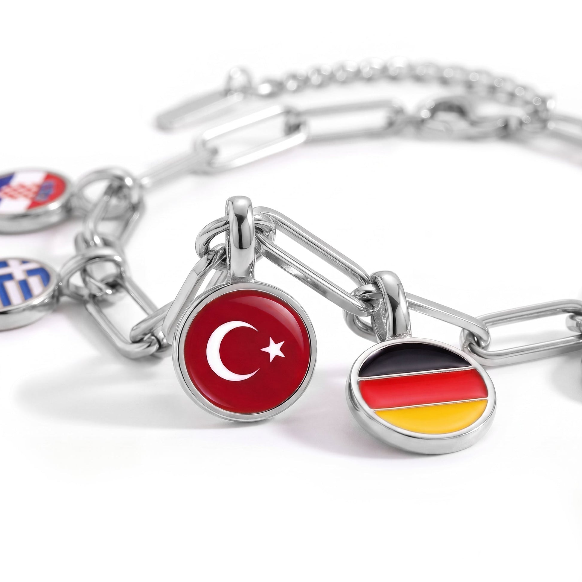 Country Charm Bracelet – Silver