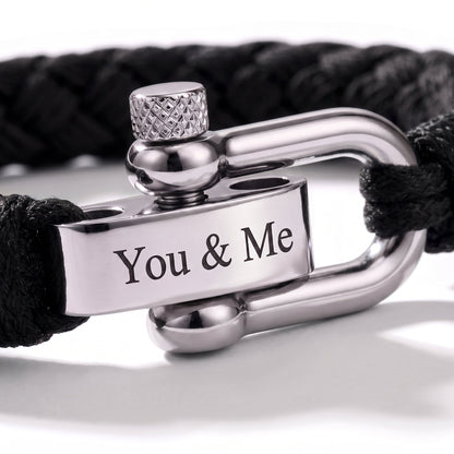 Braided Bracelet with Engraving
