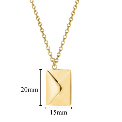 Custom necklace with secret message