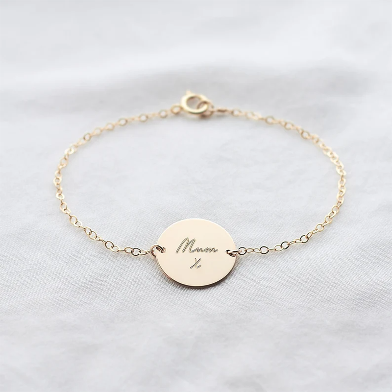 Personalized bracelet with your own handwriting/drawing
