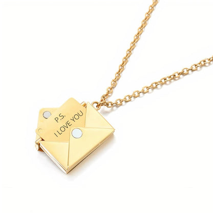 Custom necklace with secret message