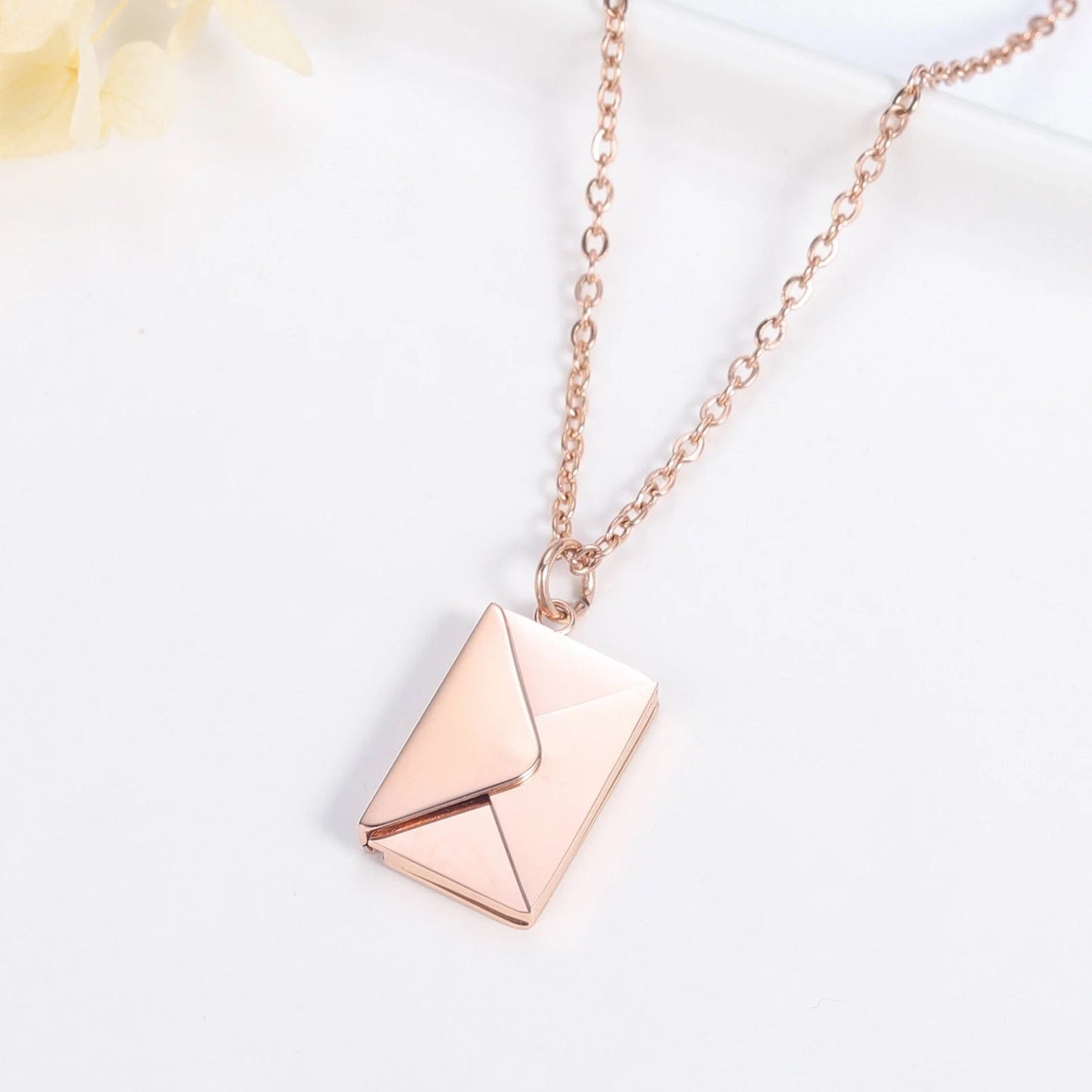 Custom necklace with secret message